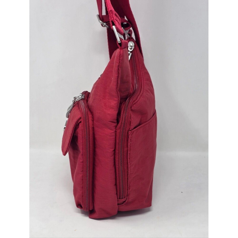 Baggallini Criss Cross Nylon Crossbody Travel Bag Multiple Compartments/ Pockets - Picture 12 of 15